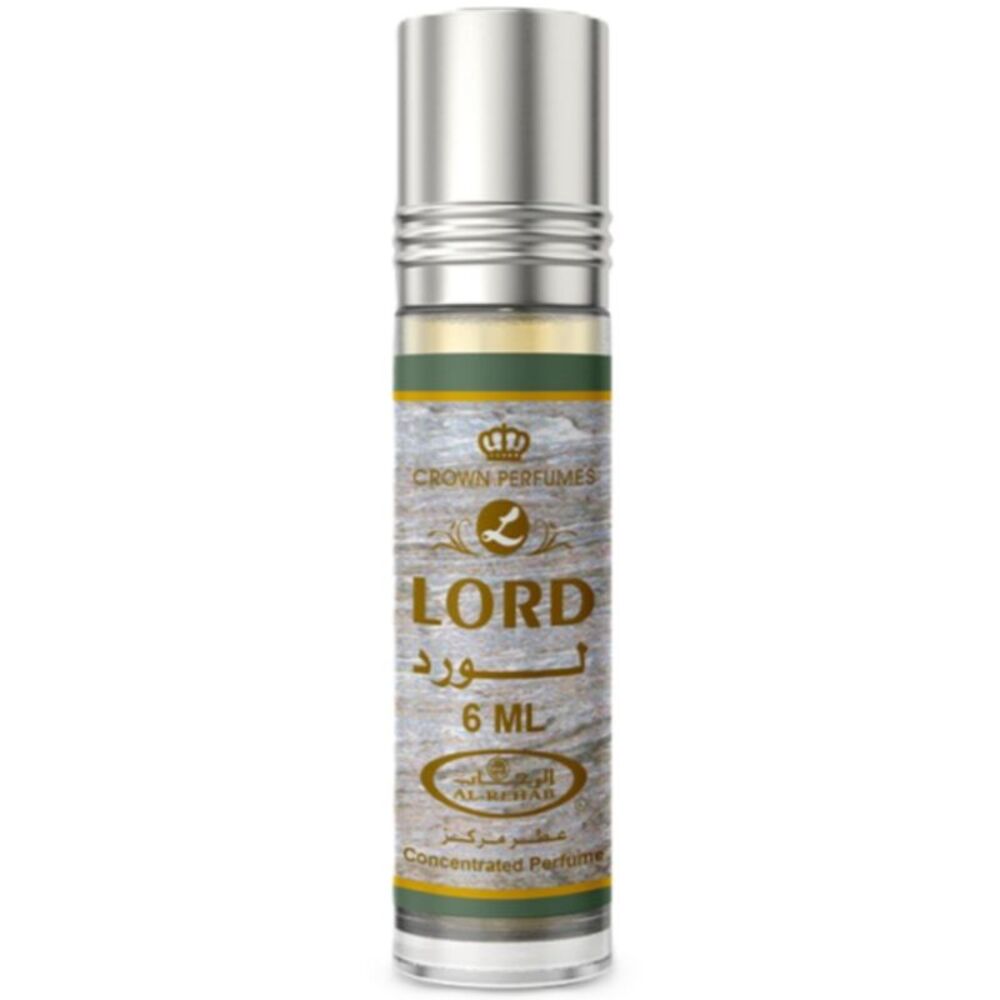 Al Rehab Lord Concentrated Perfume Oil for Men 0.2 oz / 6 ml - New